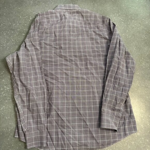 BLACK by Saks Fifth Avenue Men’s Plaid Button-Up Shirt - Size Large - Picture 4 of 8